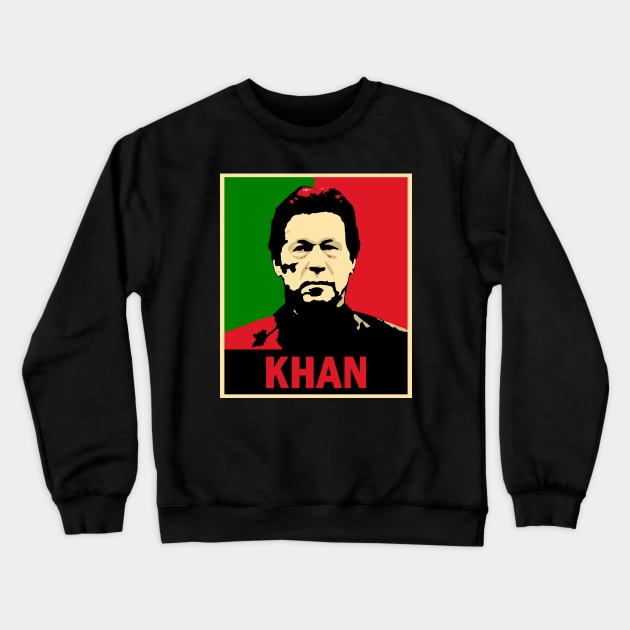 Imran Khan Crewneck Sweatshirt by valentinahramov